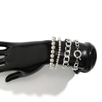 Thumbnail for Trendy Curb Link Ball Chain Stackable Bracelet Set - ArtGalleryZen