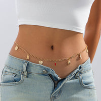 Thumbnail for Trendy Enamel Chili Sun Moon Heart Charm Waist Chain - ArtGalleryZen