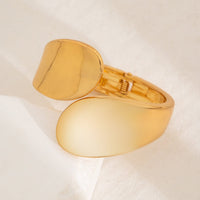 Thumbnail for Trendy Geometric Glossy Open Bangle Bracelet - ArtGalleryZen