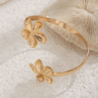 Thumbnail for Trendy Glossy Flower Arm Cuff - ArtGalleryZen