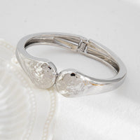 Thumbnail for Trendy Gold Silver Tone Water Ripple Bangle Bracelet Set - ArtGalleryZen