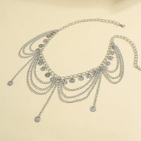 Thumbnail for Trendy Layered Relief Coin Tassel Curb Waist Chain - ArtGalleryZen