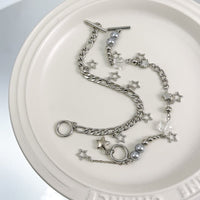 Thumbnail for Trendy Layered Toggle Clasp Star Pendant Tassel Bracelet Set - ArtGalleryZen