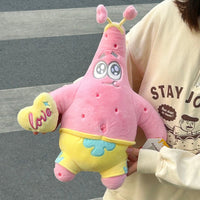 Thumbnail for Valentine's Day Edition SpongeBob SquarePants Patrick Star Plush Doll - ArtGalleryZen