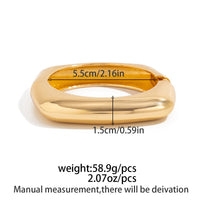 Thumbnail for Vintage Chunky Gold Foil Resin Bangle Bracelet Set - ArtGalleryZen