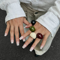Thumbnail for Vintage Chunky Resin Ring - ArtGalleryZen