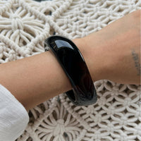 Thumbnail for Vintage Square Resin Bangle Bracelet - ArtGalleryZen