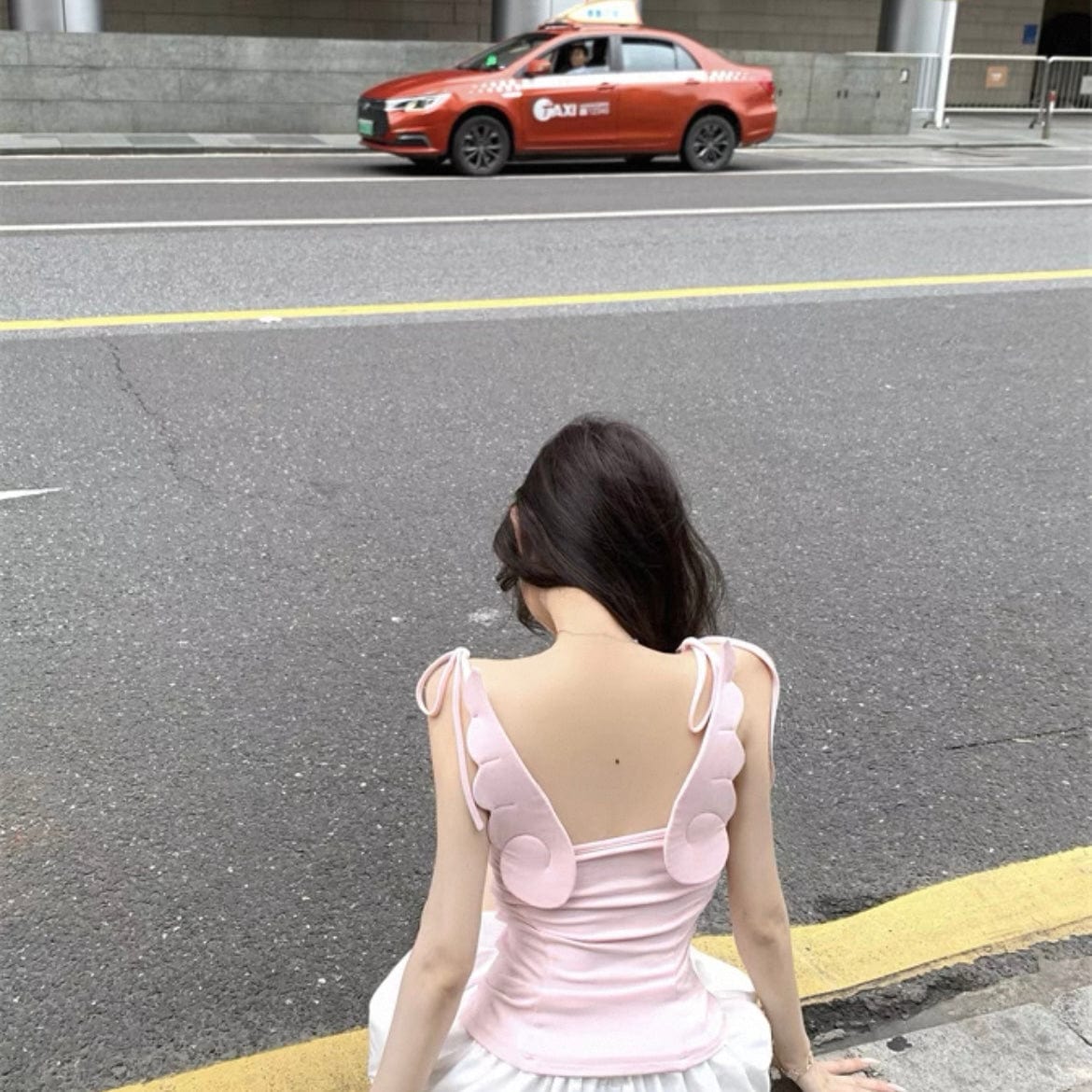 Y2K Angel Wing Sleeveless Tank Top - ArtGalleryZen