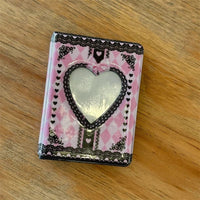 Thumbnail for Y2K Flower Heart Bow Kpop 3 Inch Mini Photocard Album - ArtGalleryZen