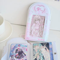 Thumbnail for Y2K Heart Narutomaki Kpop 3 Inch Mini Photocard Album - ArtGalleryZen