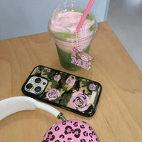 Thumbnail for Y2K Rose Camouflage iPhone Case - ArtGalleryZen