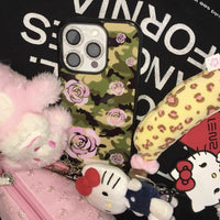 Thumbnail for Y2K Rose Camouflage iPhone Case - ArtGalleryZen