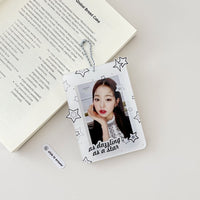 Thumbnail for Y2K Star Kpop Keychain Acrylic Photocard Holder - ArtGalleryZen